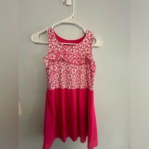 Wondernation floral dress kids size 14/16 (XL)